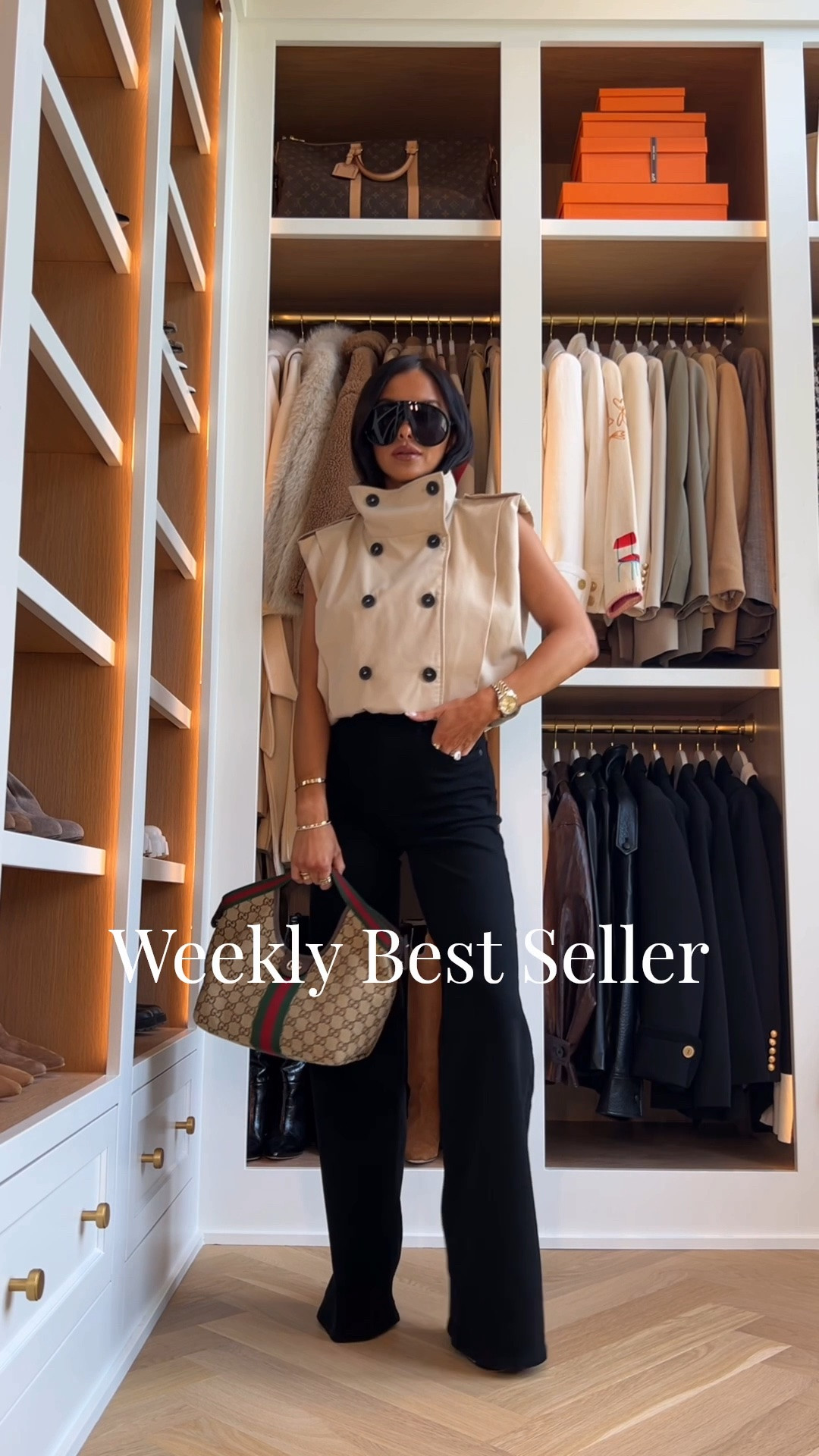 Last week’s best sellers 
Zara vest wearing a small 
Citizens denim wearing a 23
Gucci Giglio bag size small

#LTKOver40 #LTKmomlife #LTKootd