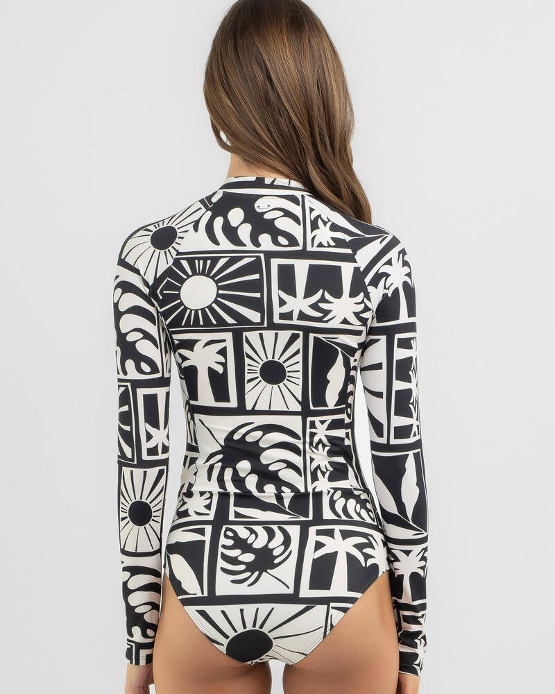 Santorini Sun UPF Long Sleeve Surfsuit | City Beach (US)