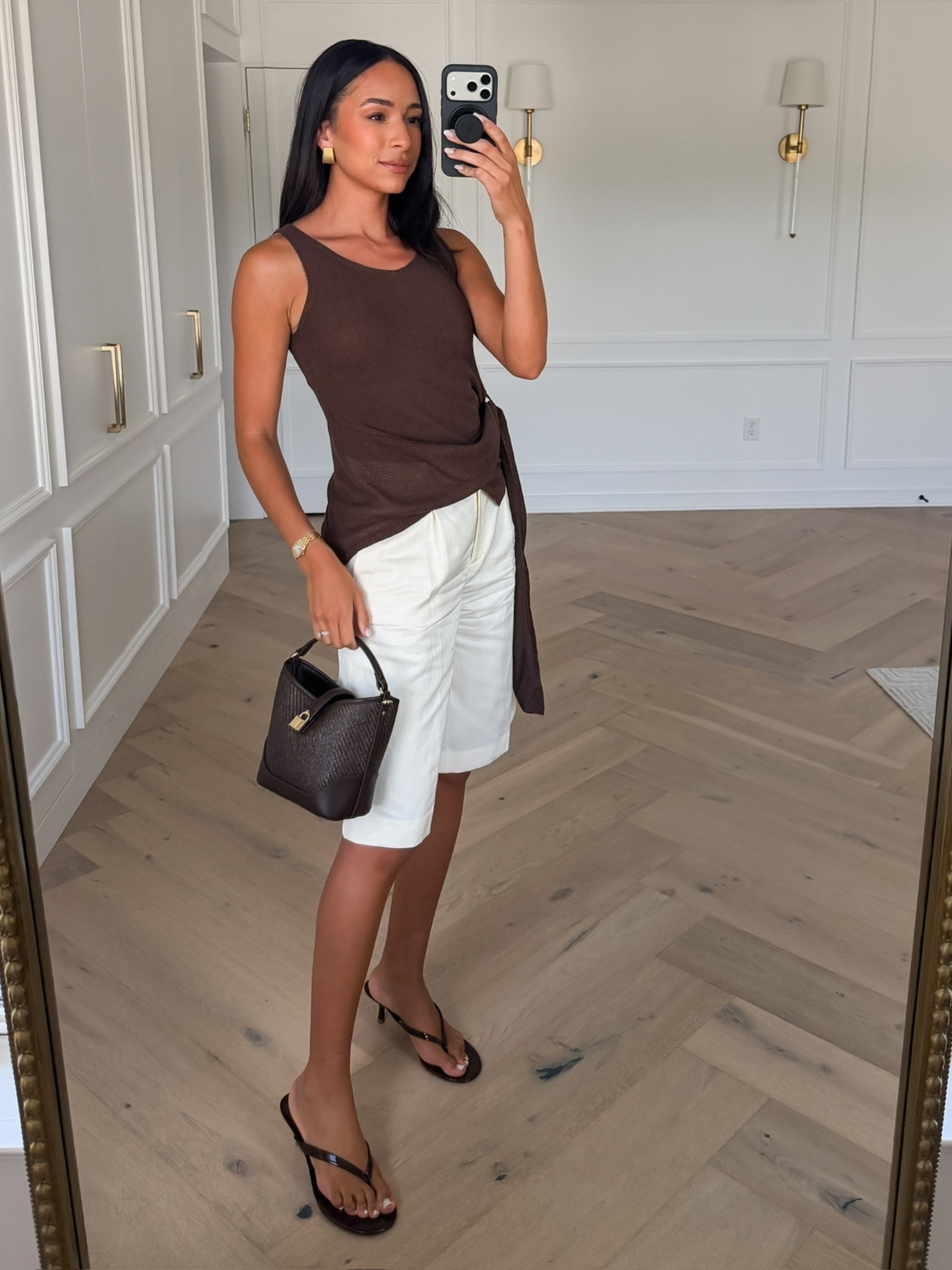 Up to 50% OFF Mango!! Wearing size S brown top and size 6 linen Bermuda shorts

mango sale, summer outfit, summer fashion, casual outfit, dinner outfit, date night outfit, vacation outfit, mom outfit, postpartum outfit