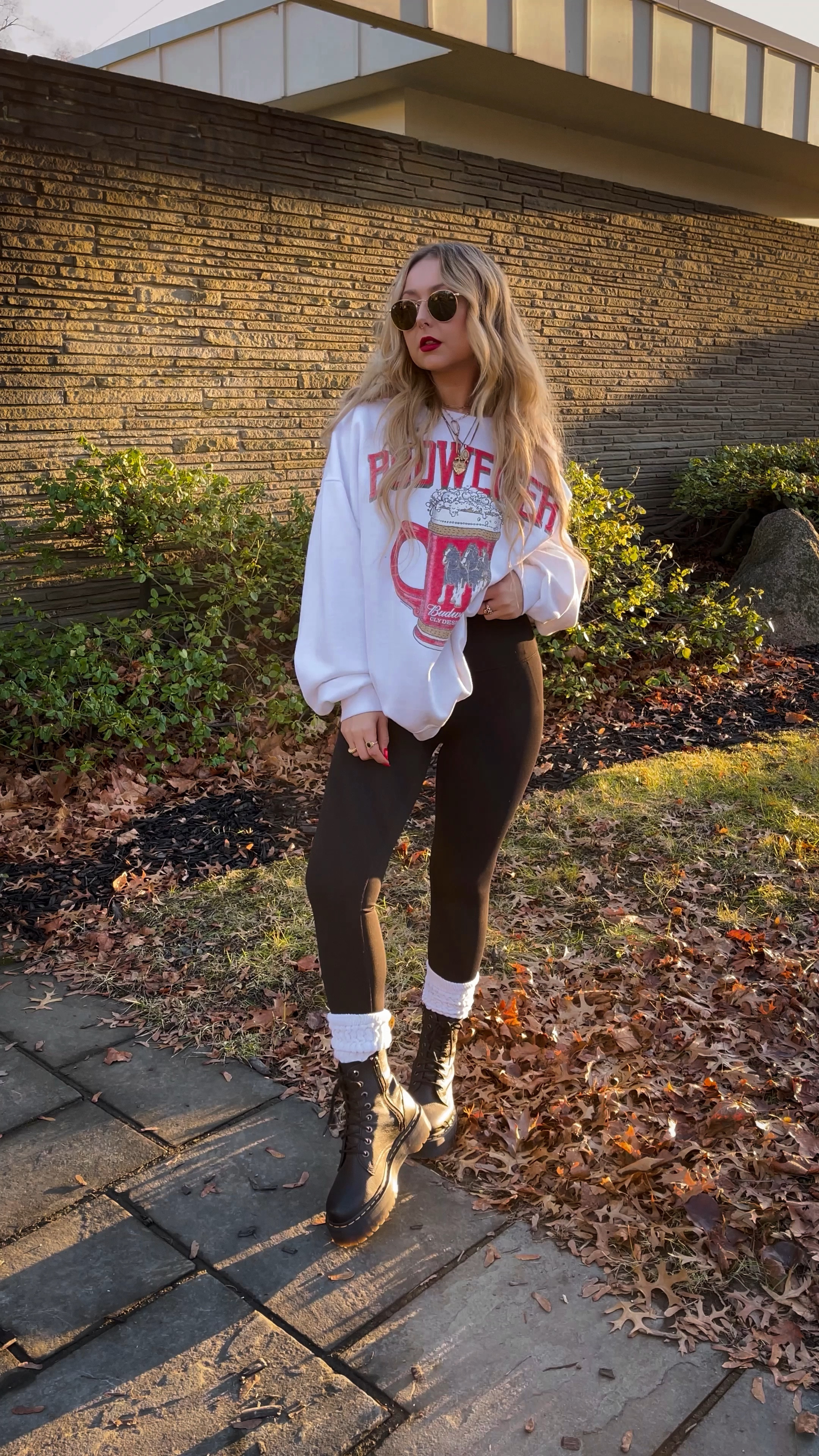 Currently living in oversized crewnecks and leggings❤️ I wear a size L or XL in the crewneck for an oversized fit and a size Med in the leggings!


#LTKfindsunder100 #LTKstyletip #LTKVideo