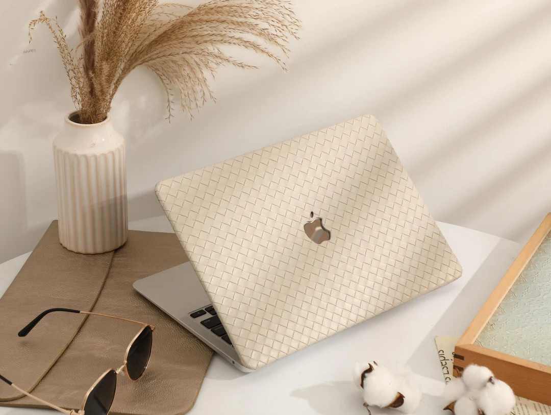 Pearled Ivory Weave Case for New MacBook Pro 14 Pro A2442 Pro 16 inch 2022 M2 Air 13 A2681 M2 Pro... | Etsy (US)