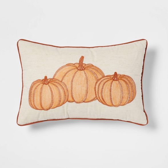 Pumpkin Lumbar Throw Pillow - Threshold™ | Target
