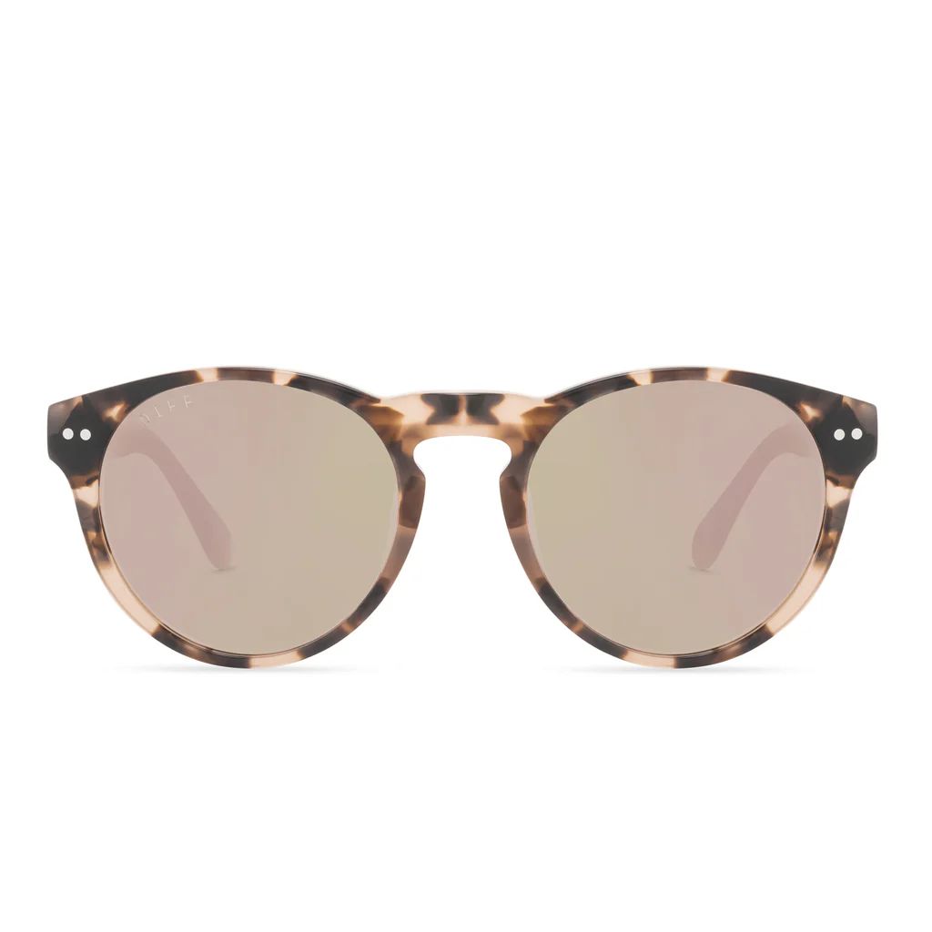 CODY - HIMALAYAN TORTOISE + CHERRY BLOSSOM MIRROR SUNGLASSES | DIFF Eyewear