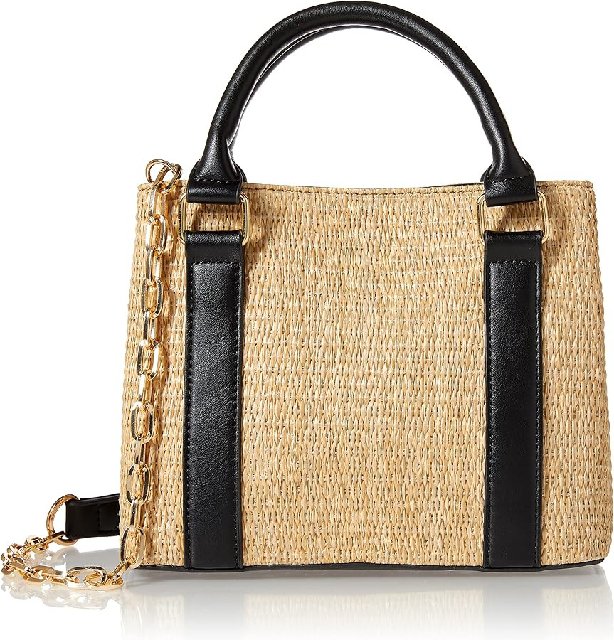 The Drop Women's Orla Boxy Straw Crossbody | Amazon (US)