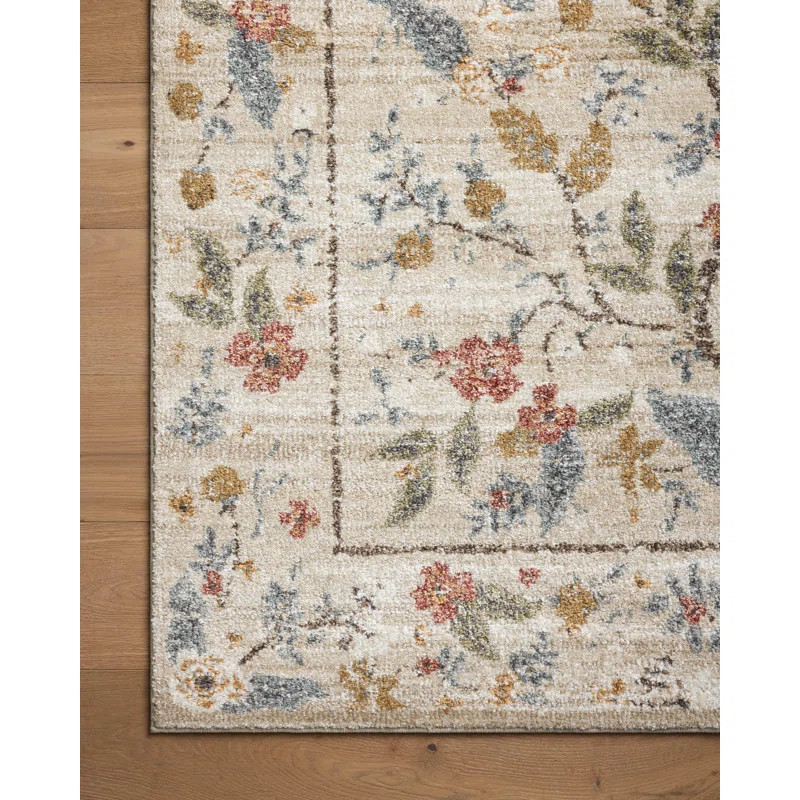 Rifle Paper Co. x Loloi Laurel Cream Area Rug | Wayfair North America