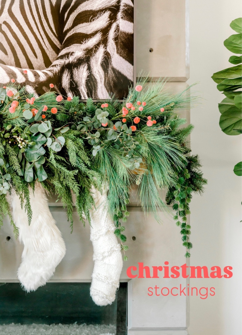 Christmas stockings are always so fun! I always stick with ivory ones!

#LTKHoliday