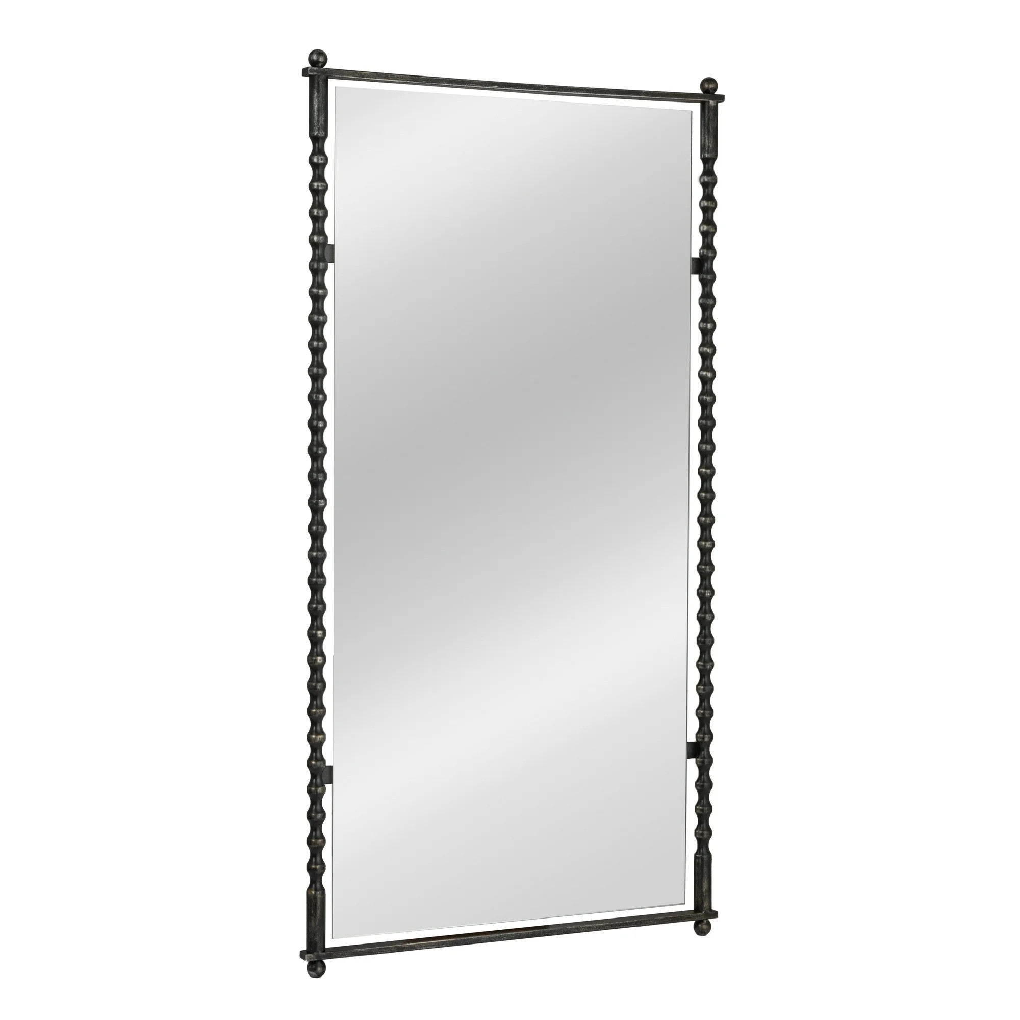 Creative Co-Op Cast Metal Framed Tall Wall Mirror, Black | Walmart (US)