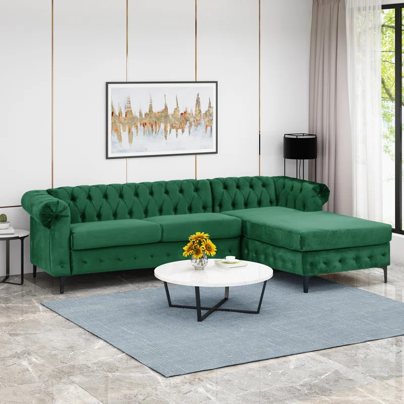 Genevieve 102.75" Right Hand Facing Sectional | Wayfair North America