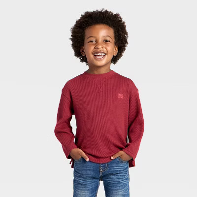 Toddler Boys' Long Sleeve Thermal Shirt - Cat & Jack™ | Target