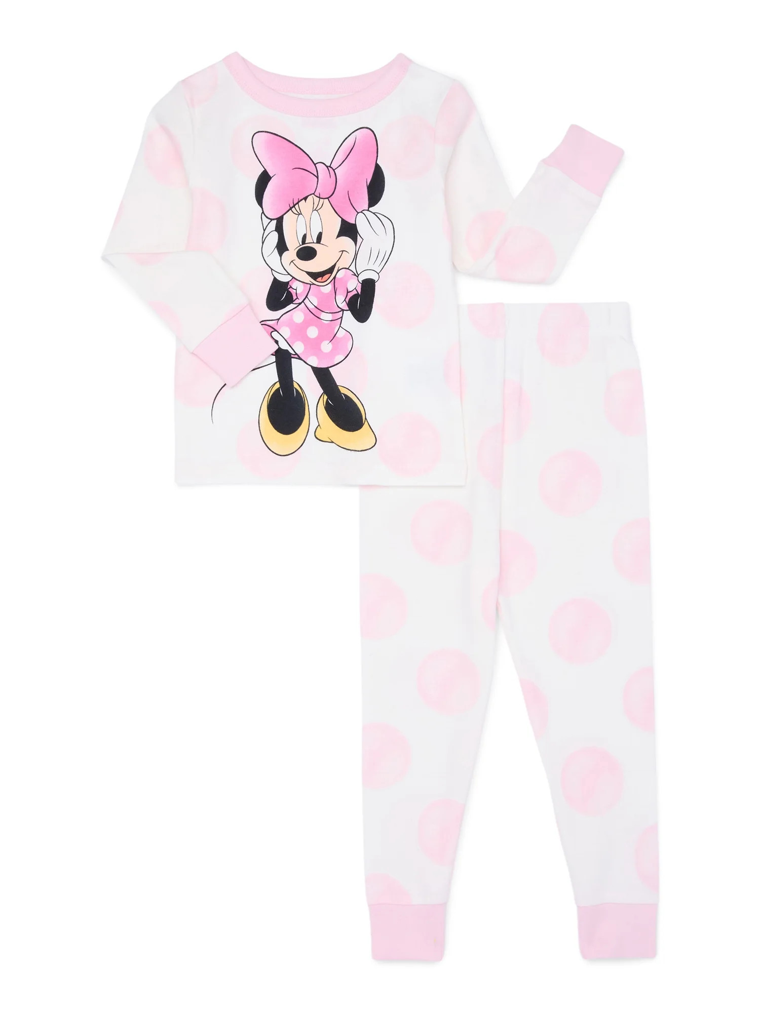 Character Toddler Long Sleeve Shirt and Pants Pajama Set, 2-Piece, Sizes 12M-5T | Walmart (US)