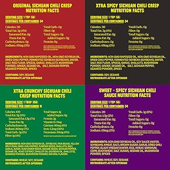 FLYBYJING Chili Crisp Bundle: Four Premium Chili Sauces Good on Noodles, Proteins, Veggies & Ever... | Amazon (US)