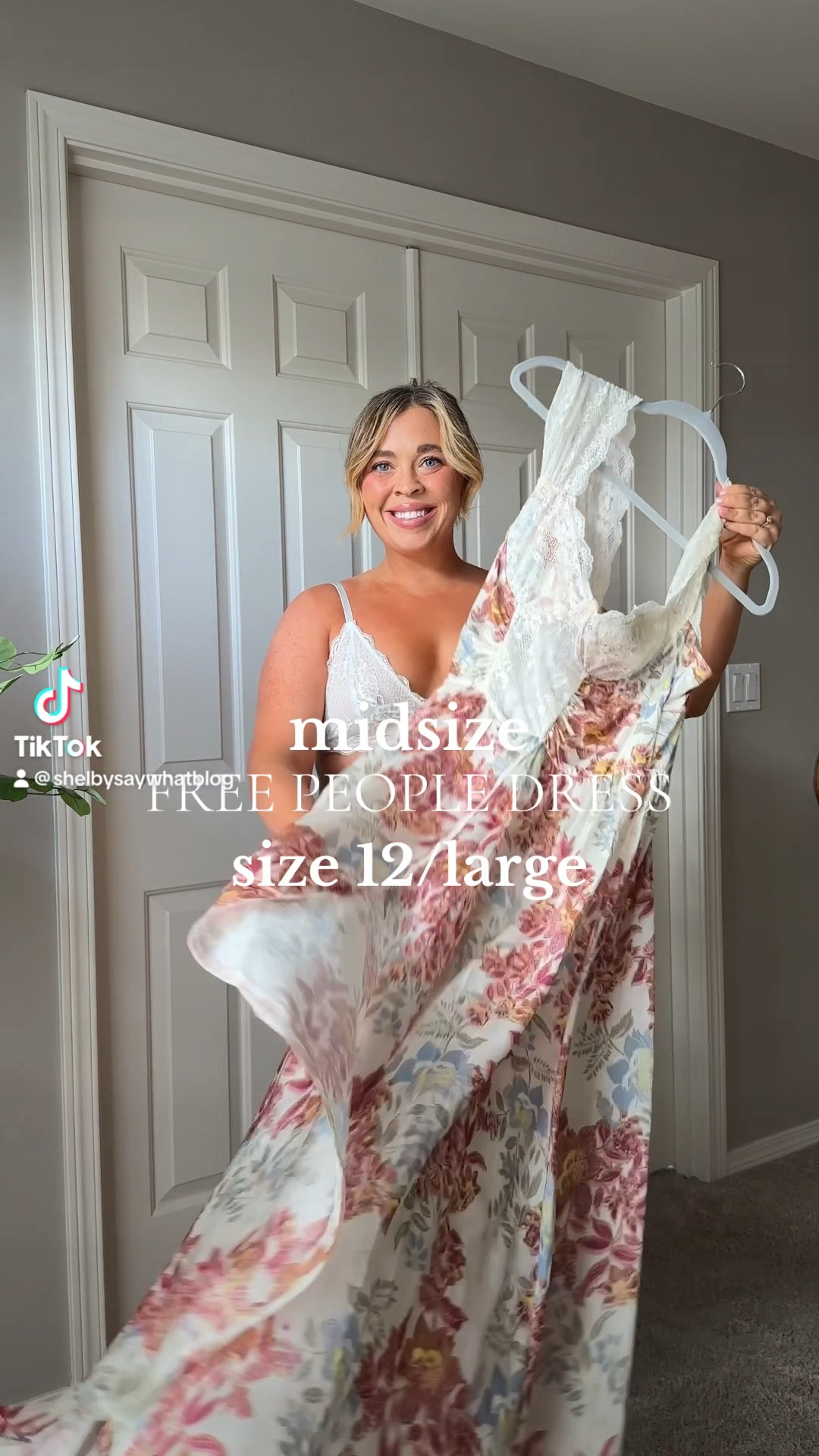 Maxi bodysuit dress wearing a size large! I’ve paired mine with a lace bralette from Amazon for extra support. 

#LTKwedding #LTKVideo #LTKmidsize