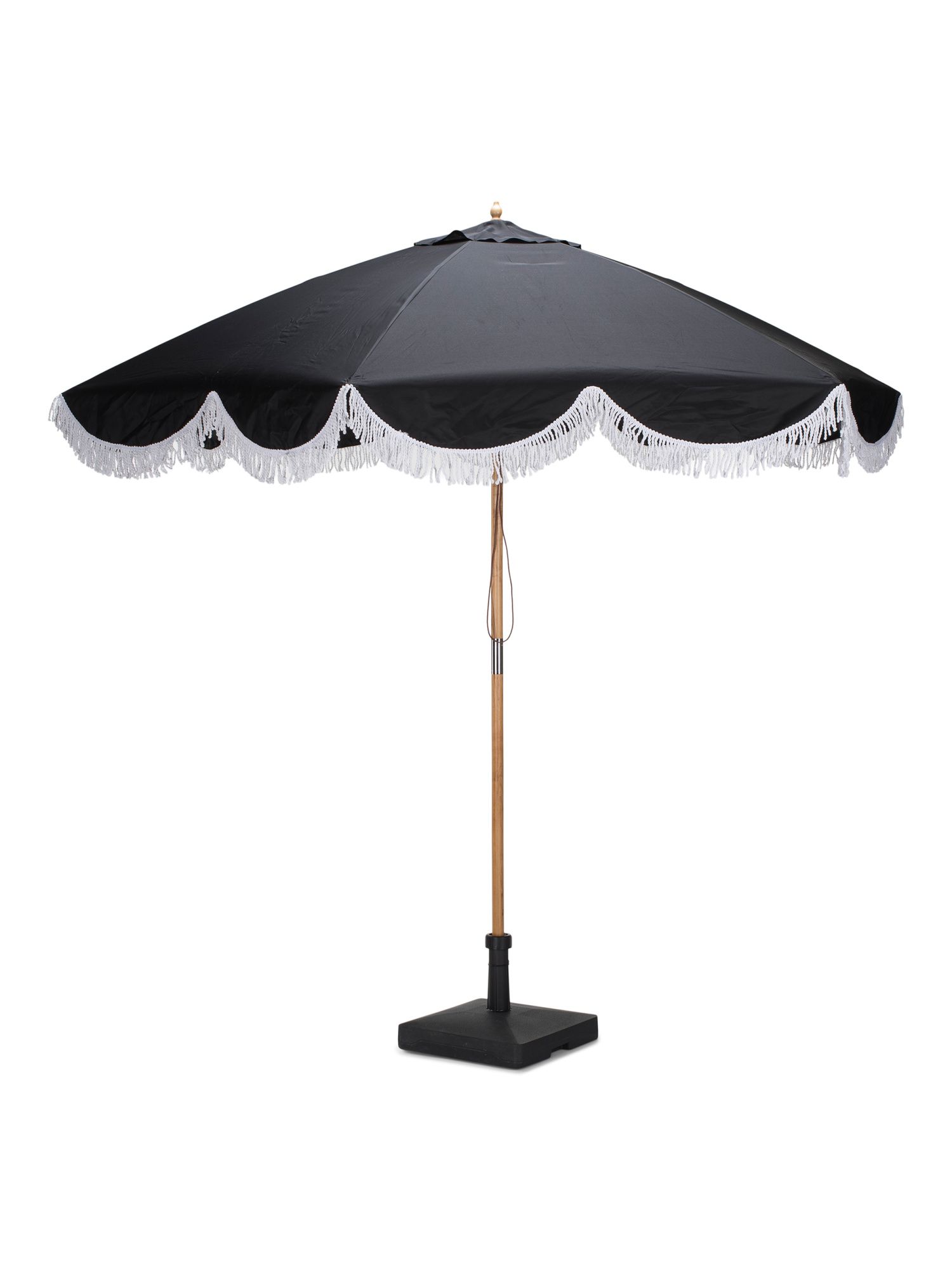 Round  Fringe Patio Umbrella | TJ Maxx