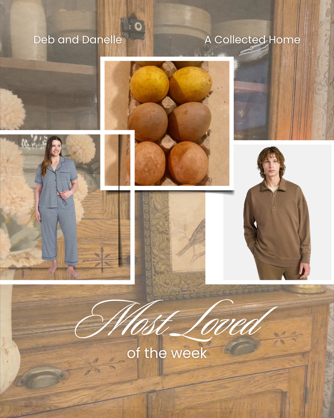 Our most-loved items of the week include a pair of my new cozy pajamas from @Walmart, a staple sweatshirt, and these hand-painted eggs from @Etsy.  

 #LTKSeasonal #LTKHome #LTKMidsize