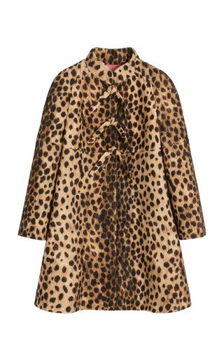 Animal-Print Wool-Silk Coat | Moda Operandi (Global)
