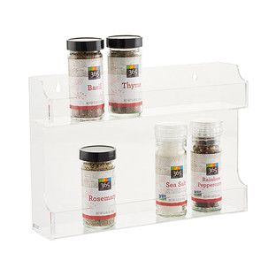 Double Acrylic Spice Rack | The Container Store