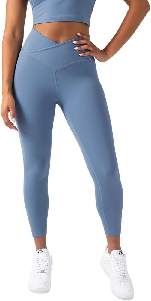 YITTY Active Women's Ultraluxe Crossover High-Waist Legging, Athleisure, 4-Way-Stretch | Amazon (US)