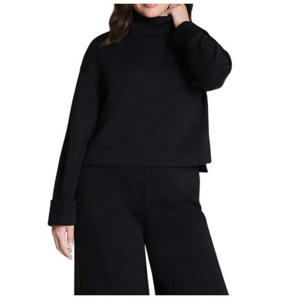 Women's Spanx Pullover Sweater AirEssentials Small Very Black | Scheels Sports