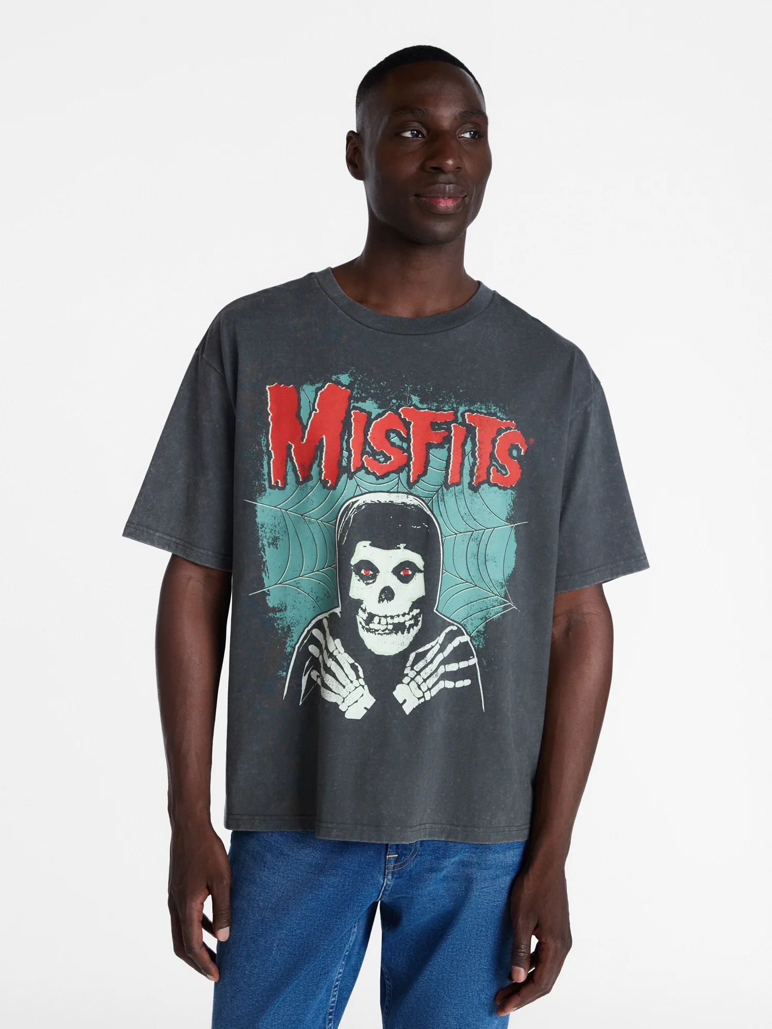 Misfits Men’s Mineral Washed Graphic Tee, Sizes XS-3XL | Walmart (US)