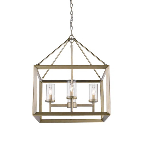 Thorne 4 - Light Lantern Rectangle Chandelier | Wayfair North America