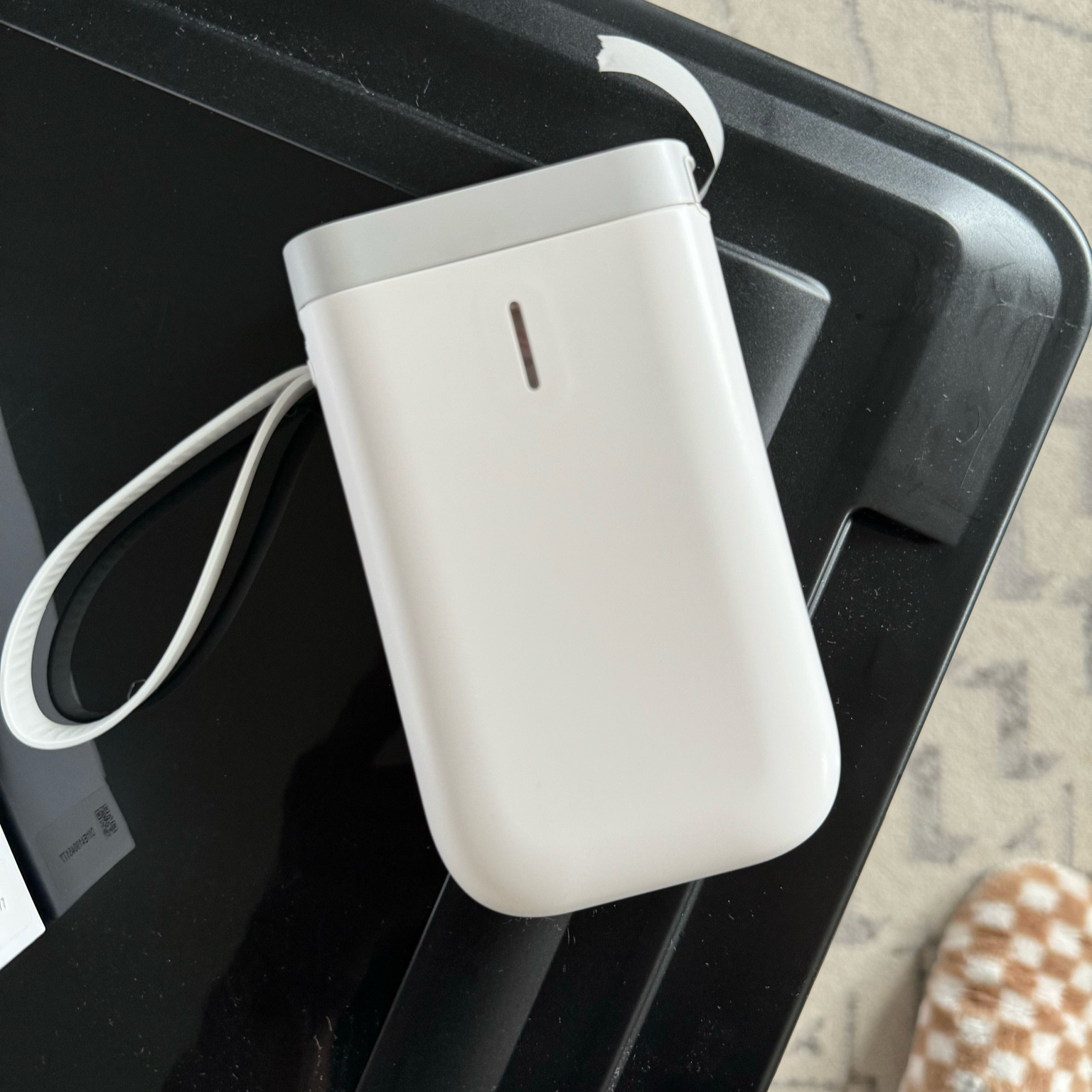 My favorite organizational item is this Label Maker that prints straight from my phone!
Just connect the label maker/printer to your phone via Bluetooth and easily print off labels for all of your organizing needs. I’ve used it to label items in my kitchen and office and even used it on my school memories box that you all loved so much. The best part? It’s only $20!

#LTKHome #LTKFindsUnder50