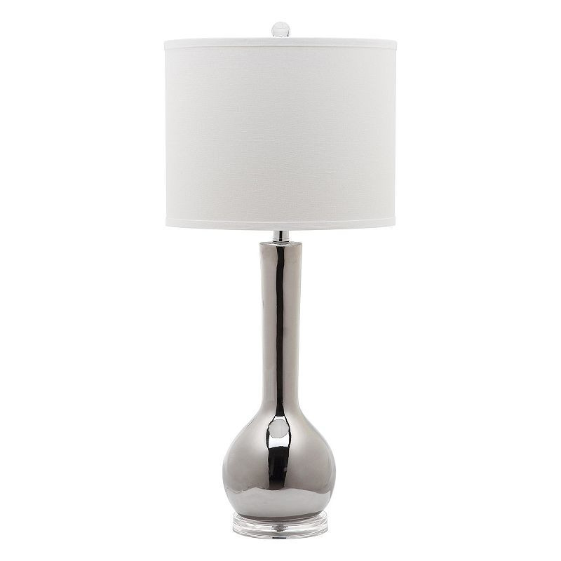 Safavieh Mae Long Neck Ceramic Table Lamp, Silver | Kohl's