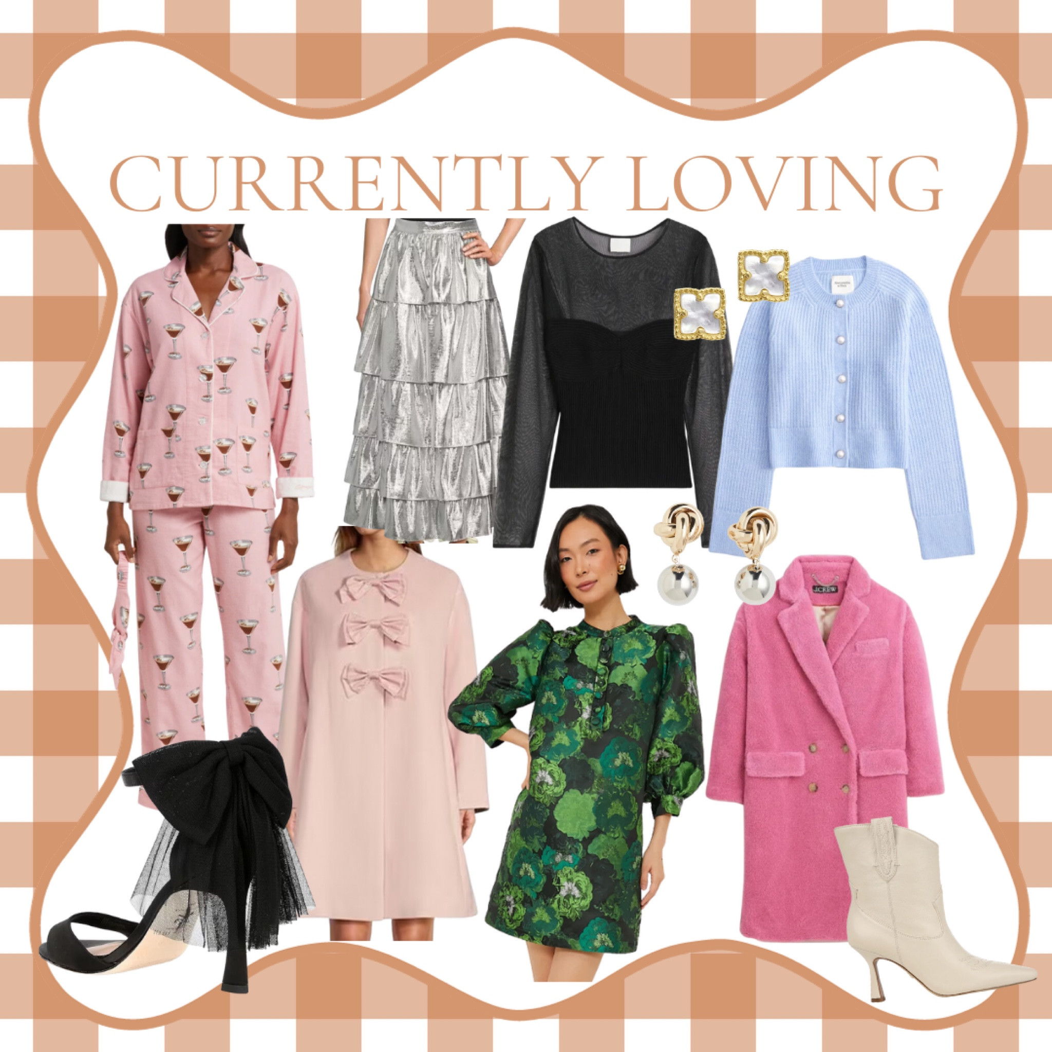 Some fashion items I am currently loving!! I love these bow heels! 😍🎀

Bow heels, pink coat, holiday outfit, espresso martini pajamas, party dress 

#LTKSeasonal #LTKsalealert #LTKHoliday