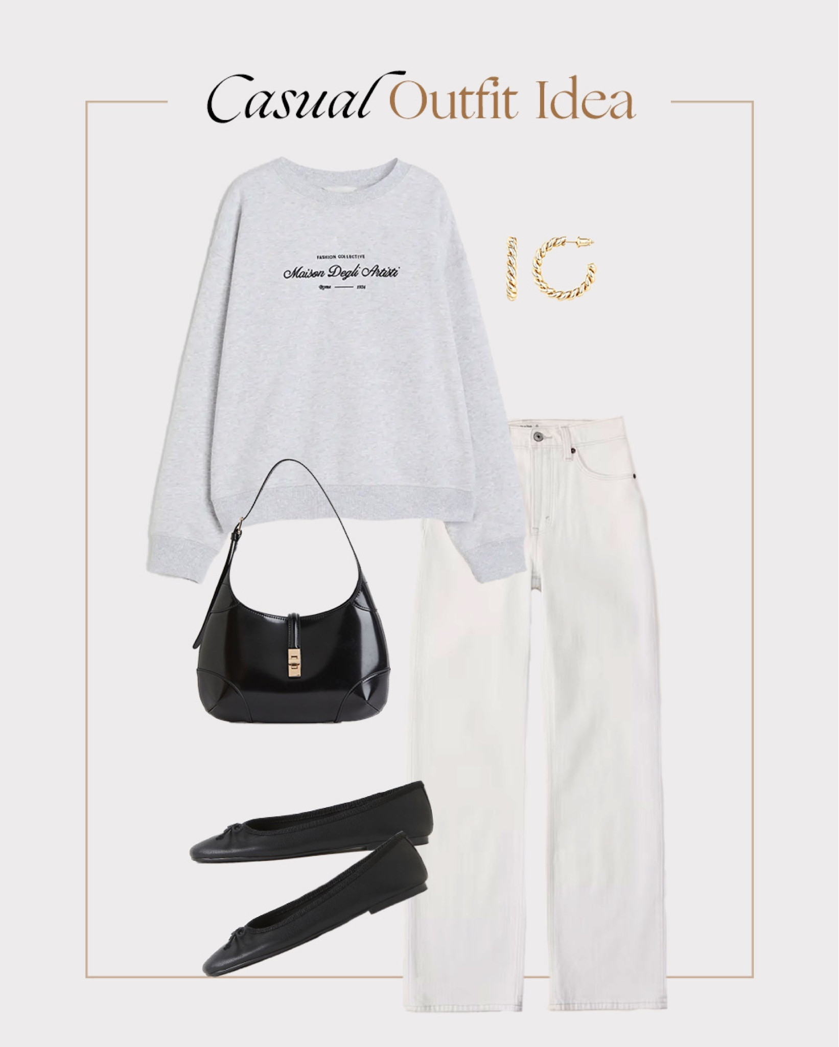 Casual pre fall outfit idea

H&M, Abercrombie, Amazon, jeans, sweatshirt, ballet flats

#LTKunder100 #LTKstyletip #LTKunder50