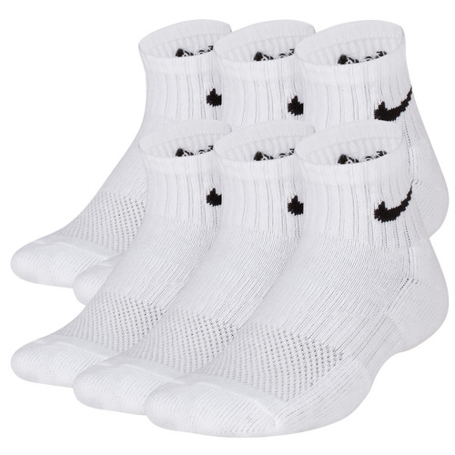 Nike 6 Pack Cushioned Quarter Socks | Kids Foot Locker (US)
