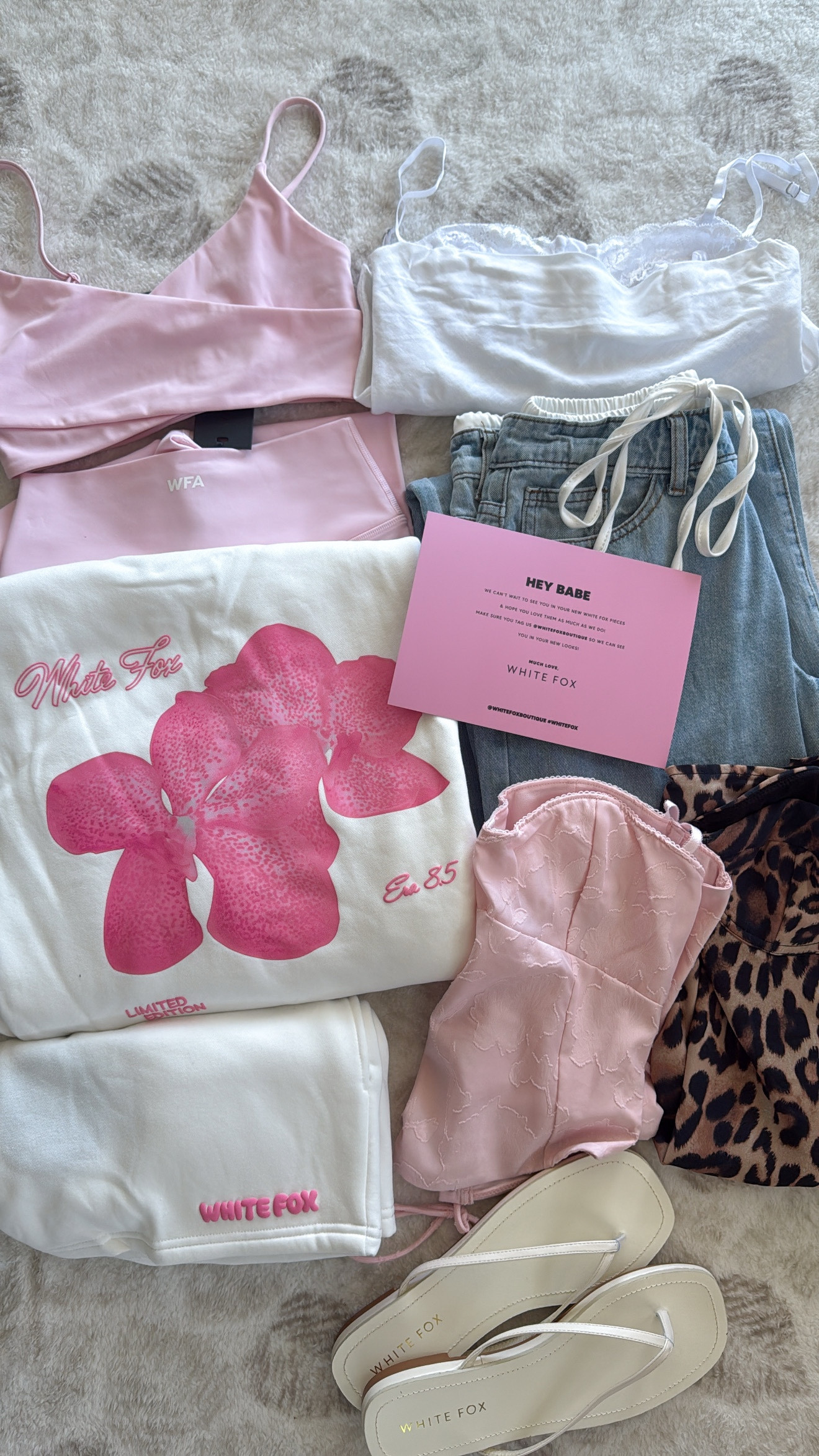 white fox try on haul!! code UWFMIA for $$ off🩷