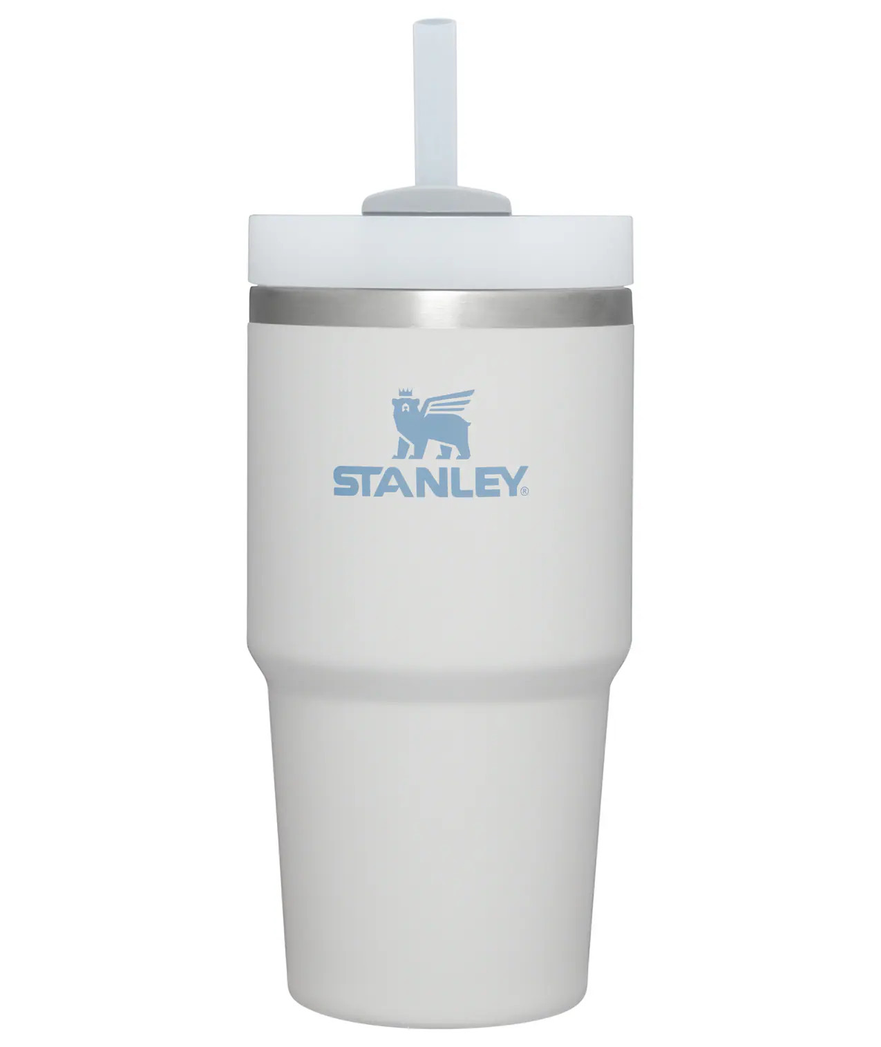 Stanley Quencher H2.0 Flowstate Tumbler 20 -fl oz Stainless steel Insulated Tumbler - Fog one_size in White | 10-10826-178 | Lowe's