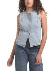 Cross Front Denim Vest | Women | Marshalls | Marshalls