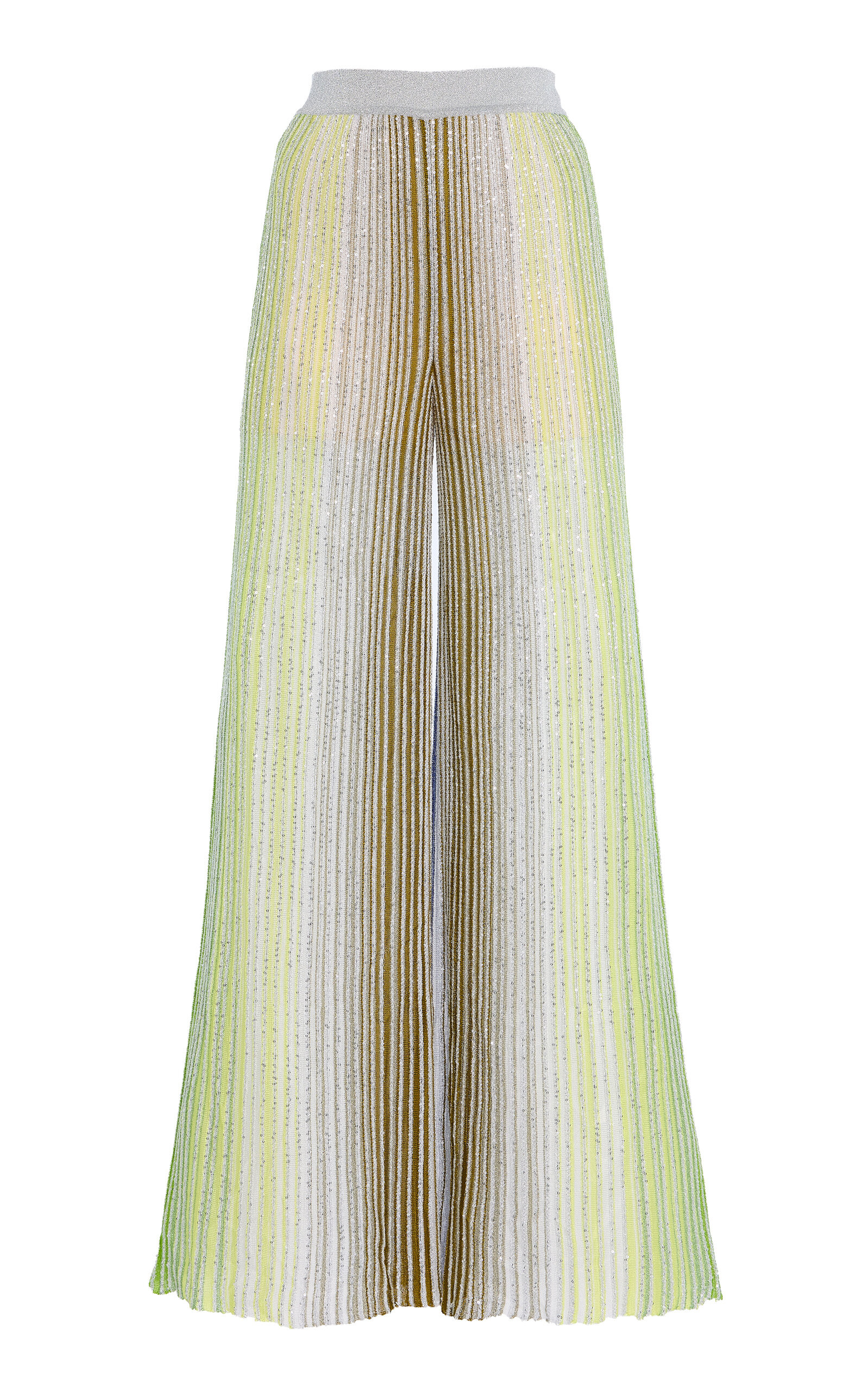 Sequined Knit Wide-Leg Pants | Moda Operandi (Global)
