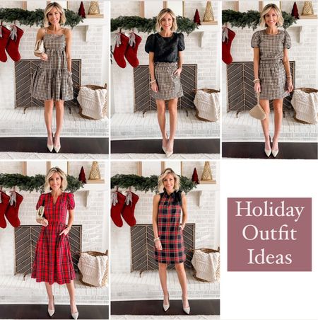 Holiday outfit ideas! All of these pieces are on sale too 👏 Loverly Grey is wearing a 00/XXS in almost everything! 

#LTKsalealert #LTKstyletip #LTKHoliday