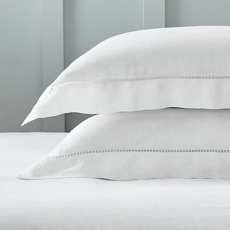 Santorini Linen Oxford Sham – Single | The White Company (US & CA)
