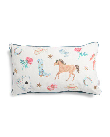 14x24 Western Luck Pillow | Marshalls