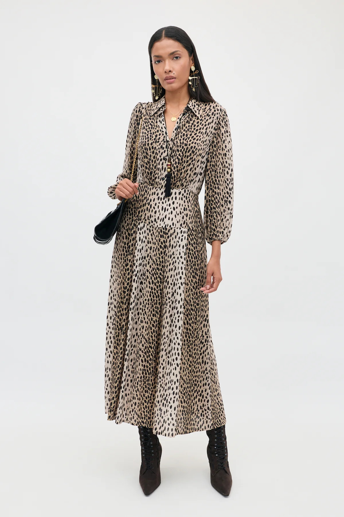 Izzy - Antelope Spot Black | Rixo