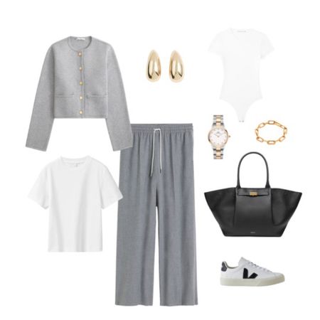 Spring Style, Transitional Style, Outfit Inspiration, COS T-Shirt, DeMellier Tote Bag, Veja Trainers, Gold Jewellery, Abercrombie & Fitch Bodysuit 

#LTKeurope #LTKstyletip #LTKSeasonal