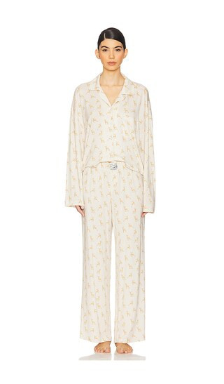 Dairy Boy Butter Sleep Set in Beige. - size M (also in XS) | Revolve Clothing (Global)
