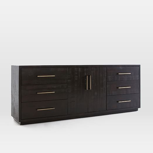 Alexa Burnished Metal Buffet | West Elm (US)