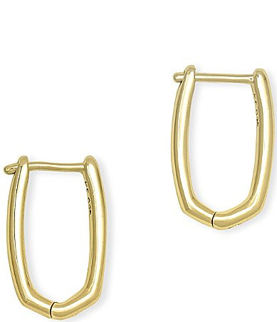 Kendra Scott Ellen 18k Vermeil Huggie Hoop Earrings - 18k Gold Vermeil | Dillard's