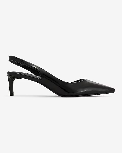 Slingback Kitten Heel Pumps | Express