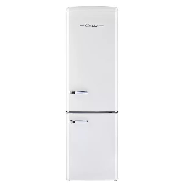 Classic Retro 21.6" Manual Defrost 8.7 cu. ft. Energy Star Certified Bottom Freezer Refrigerator | Wayfair North America