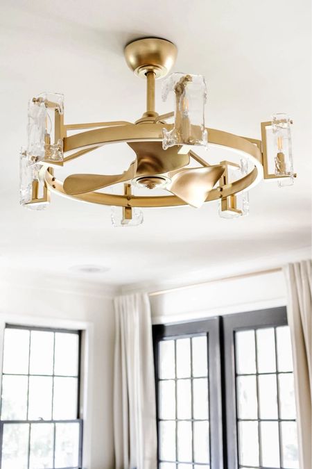 We love this fandelier, but it only came in chrome so we spray painted gold brass! Best decision ever! 

Chandelier, fandelier, ceiling fan



#LTKhome