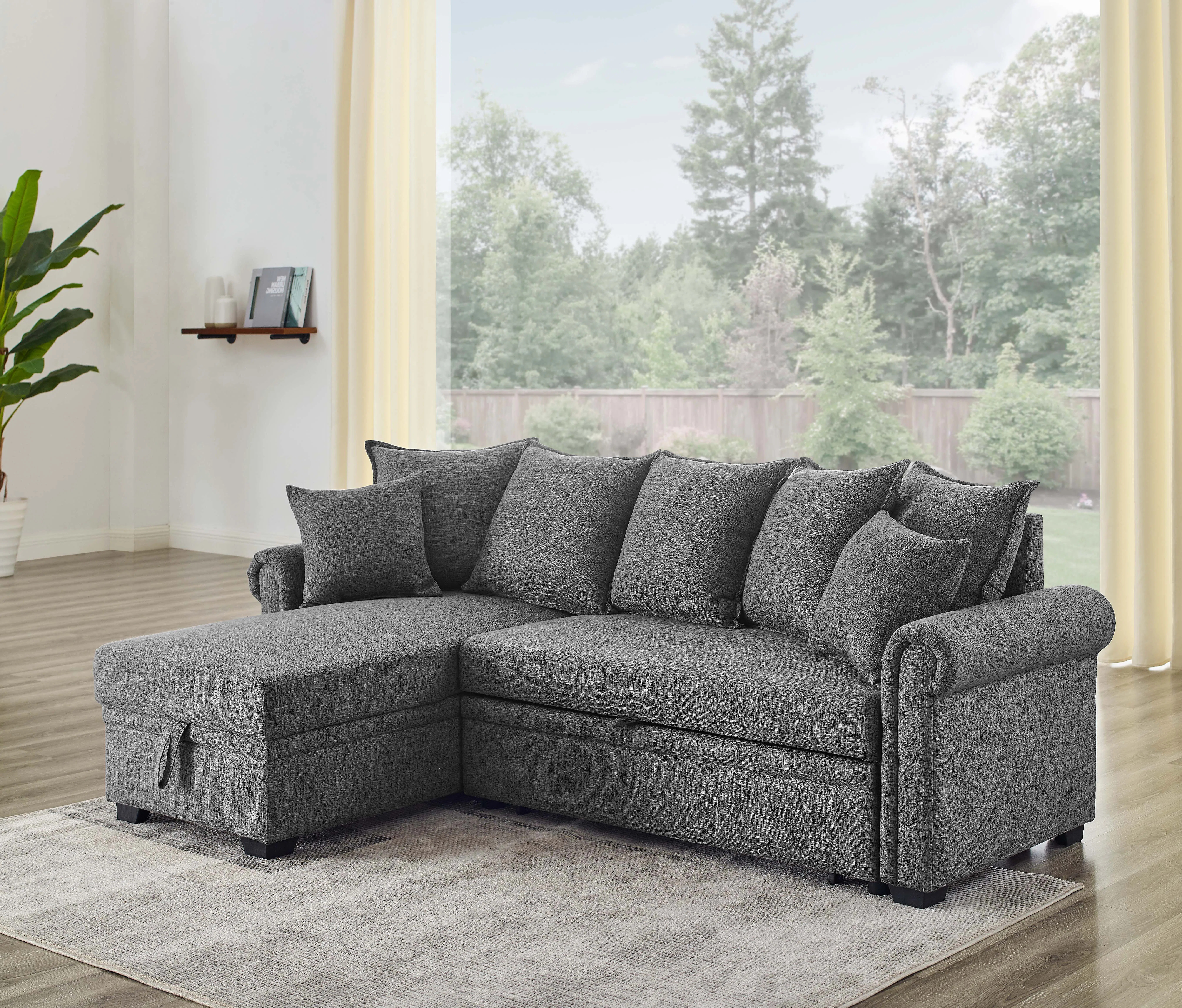 Lark Manor™ Ameliarae 4 - Piece Upholstered Sectional & Reviews | Wayfair | Wayfair North America