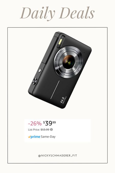 Digital Camera on sale at Amazon! 

#LTKtravel #LTKsalealert