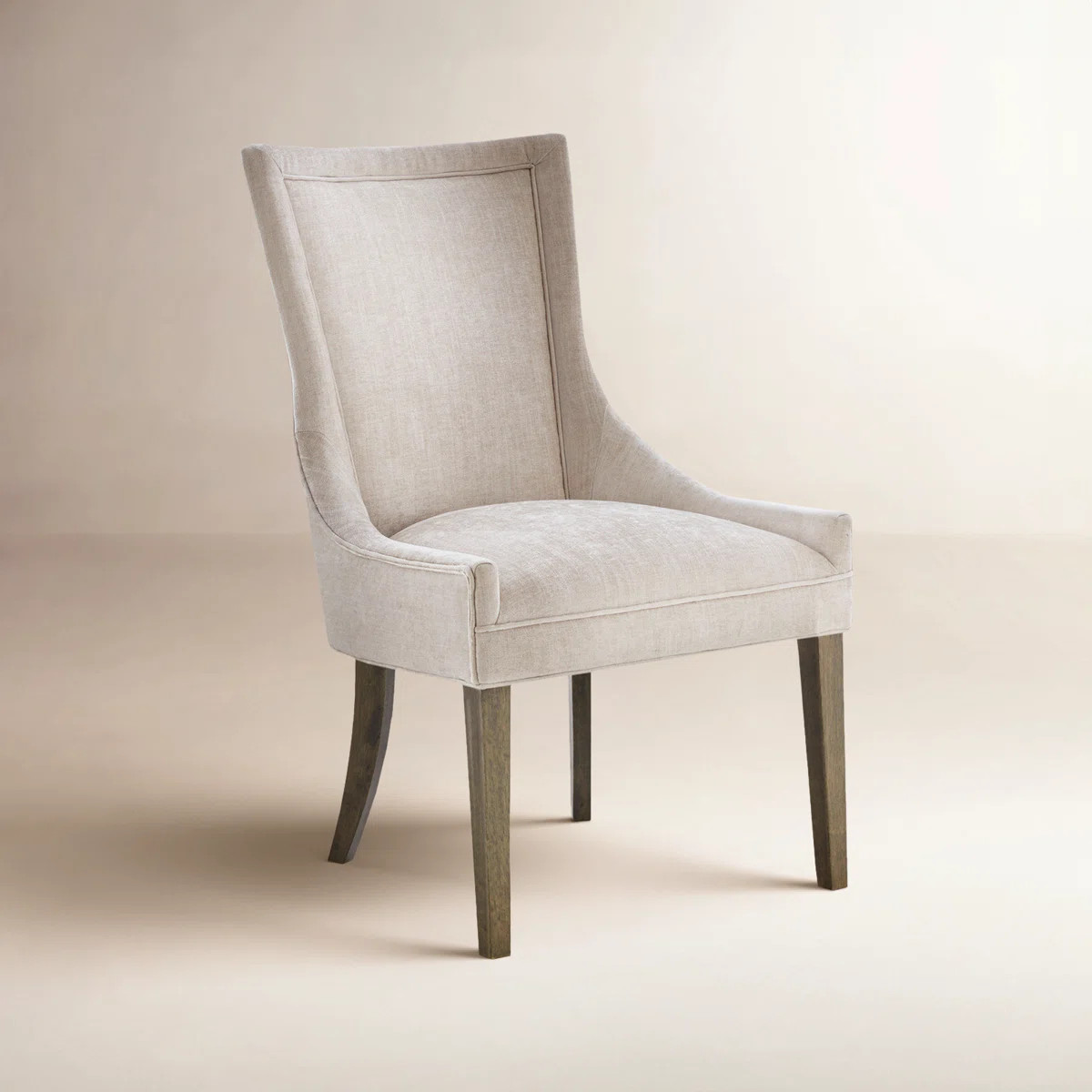 Ultra Upholstered Dining Chairs with High-Back Design and Solid Wood Legs (Set of 2) | Wayfair North America