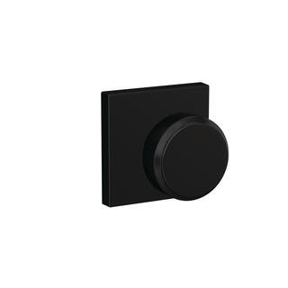 Schlage Custom Bowery Matte Black Collins Trim Combined Interior Door Knob FC21 BWE 622 COL | The Home Depot