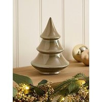 Festive 19 Cm 3 Tier Ceramic Brown Christmas Tree | Very (UK)