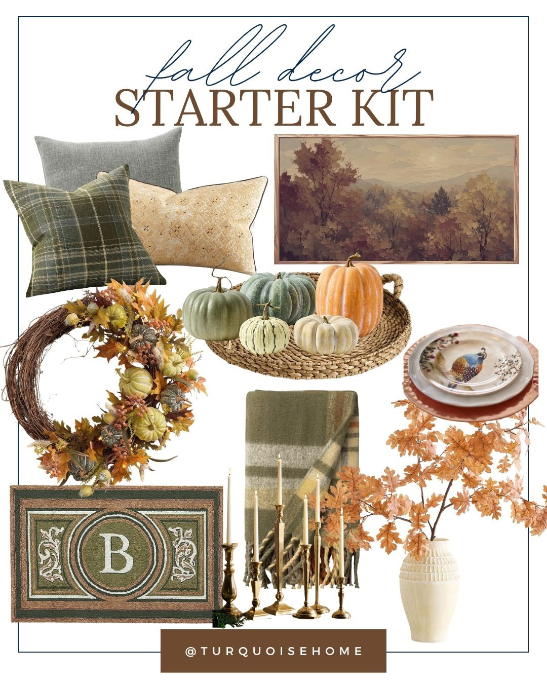 Decorate your home with these fall staples! Start putting together your fall starter kit today! 

 #LTKSeasonal #LTKHome